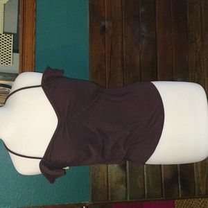 Y2K Vintage Off the Shoulder Open Back Stretchy Top